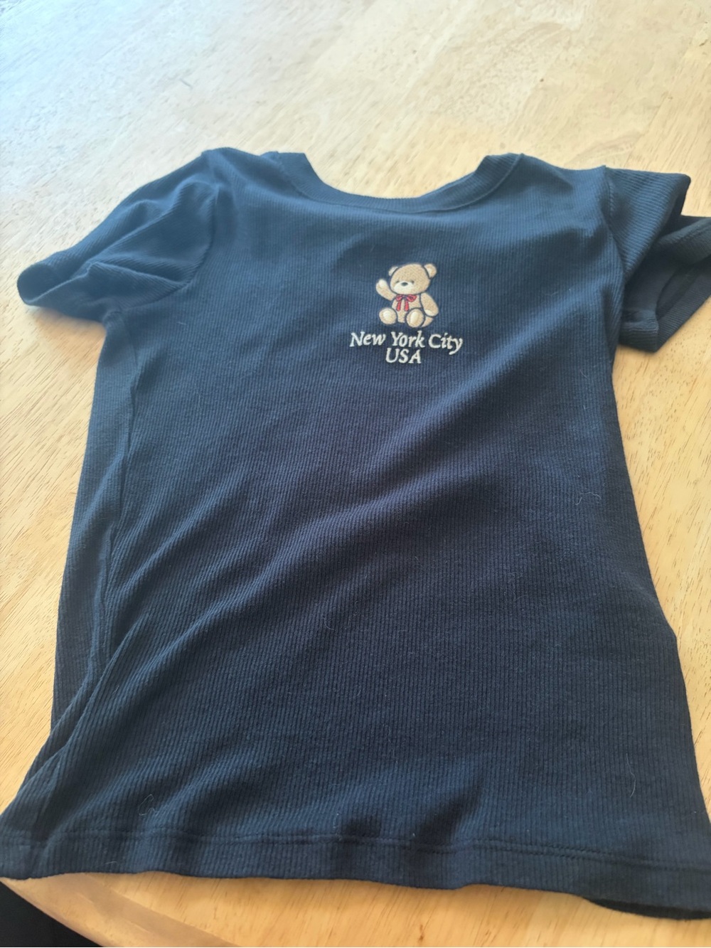 Hollister Teddy Logo Tee - New York City USA